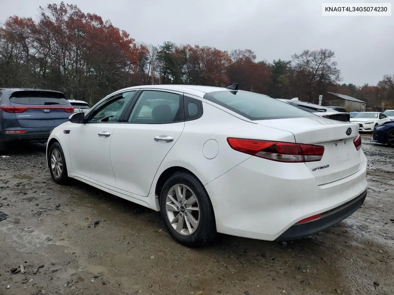 KNAGT4L34G5074230 2016 Kia Optima Lx