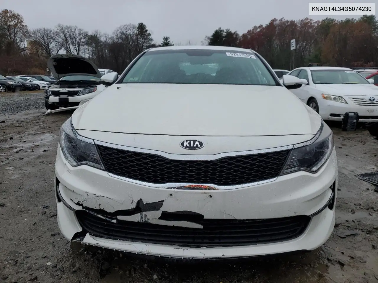 KNAGT4L34G5074230 2016 Kia Optima Lx
