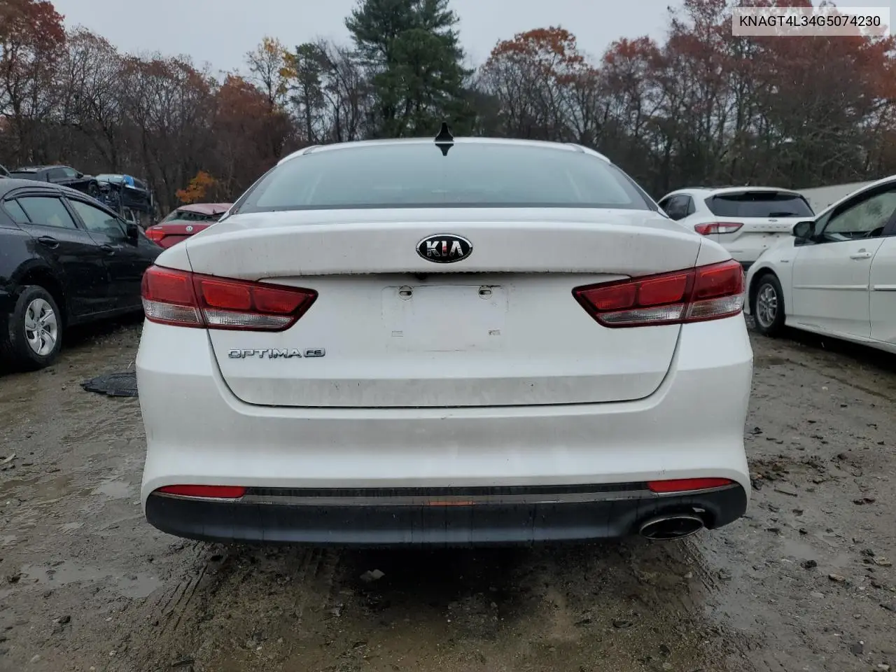 KNAGT4L34G5074230 2016 Kia Optima Lx