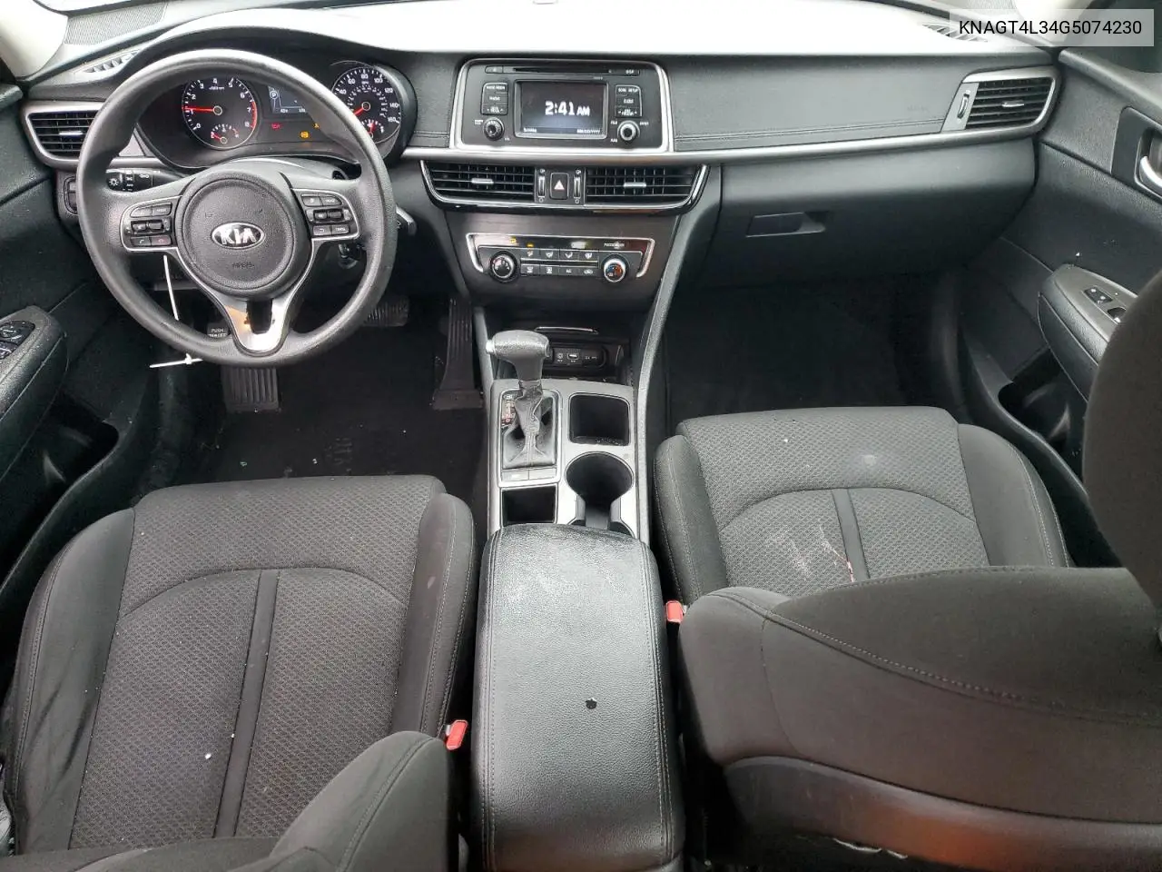 KNAGT4L34G5074230 2016 Kia Optima Lx