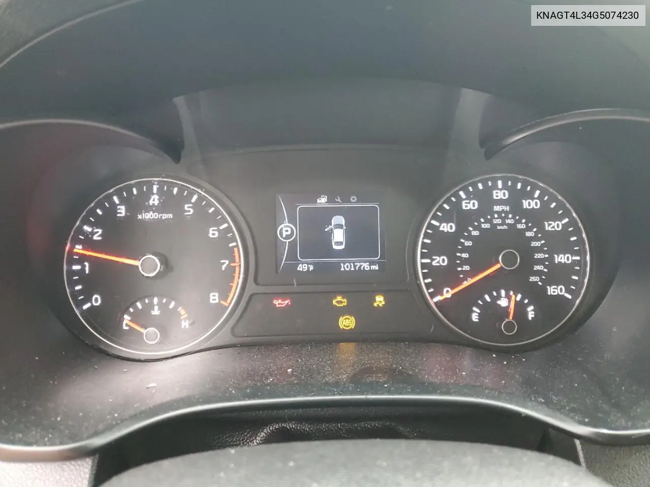 KNAGT4L34G5074230 2016 Kia Optima Lx
