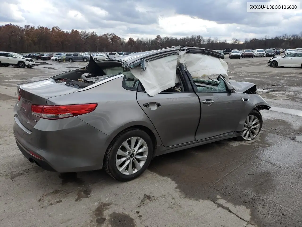 5XXGU4L38GG106608 2016 Kia Optima Ex