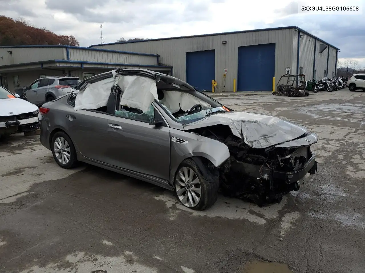 5XXGU4L38GG106608 2016 Kia Optima Ex