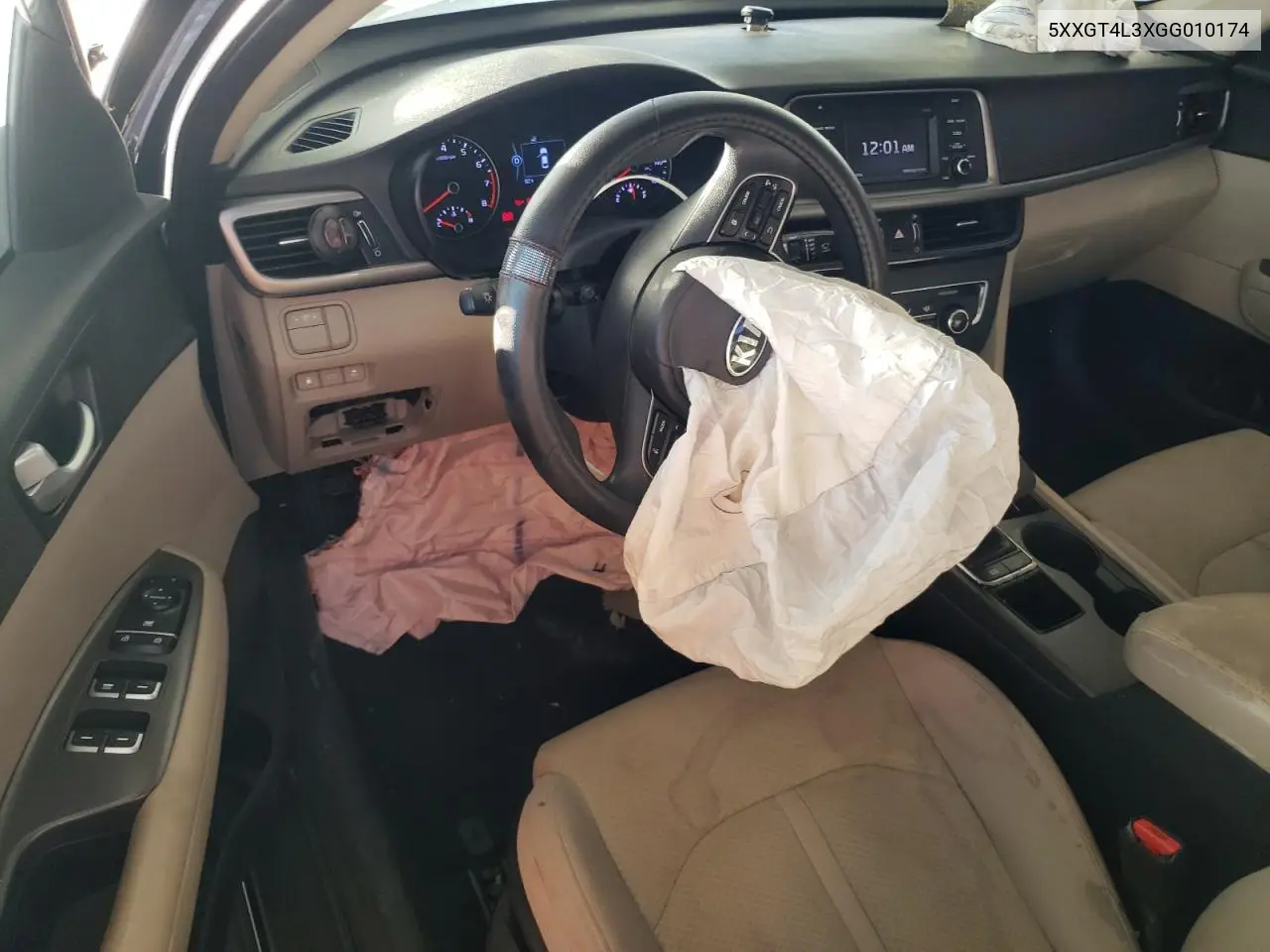 5XXGT4L3XGG010174 2016 Kia Optima Lx