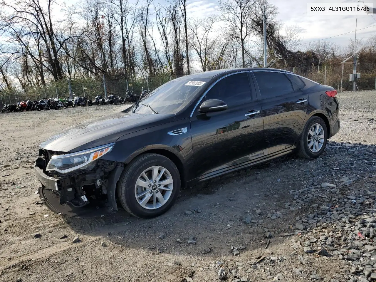 5XXGT4L31GG116786 2016 Kia Optima Lx