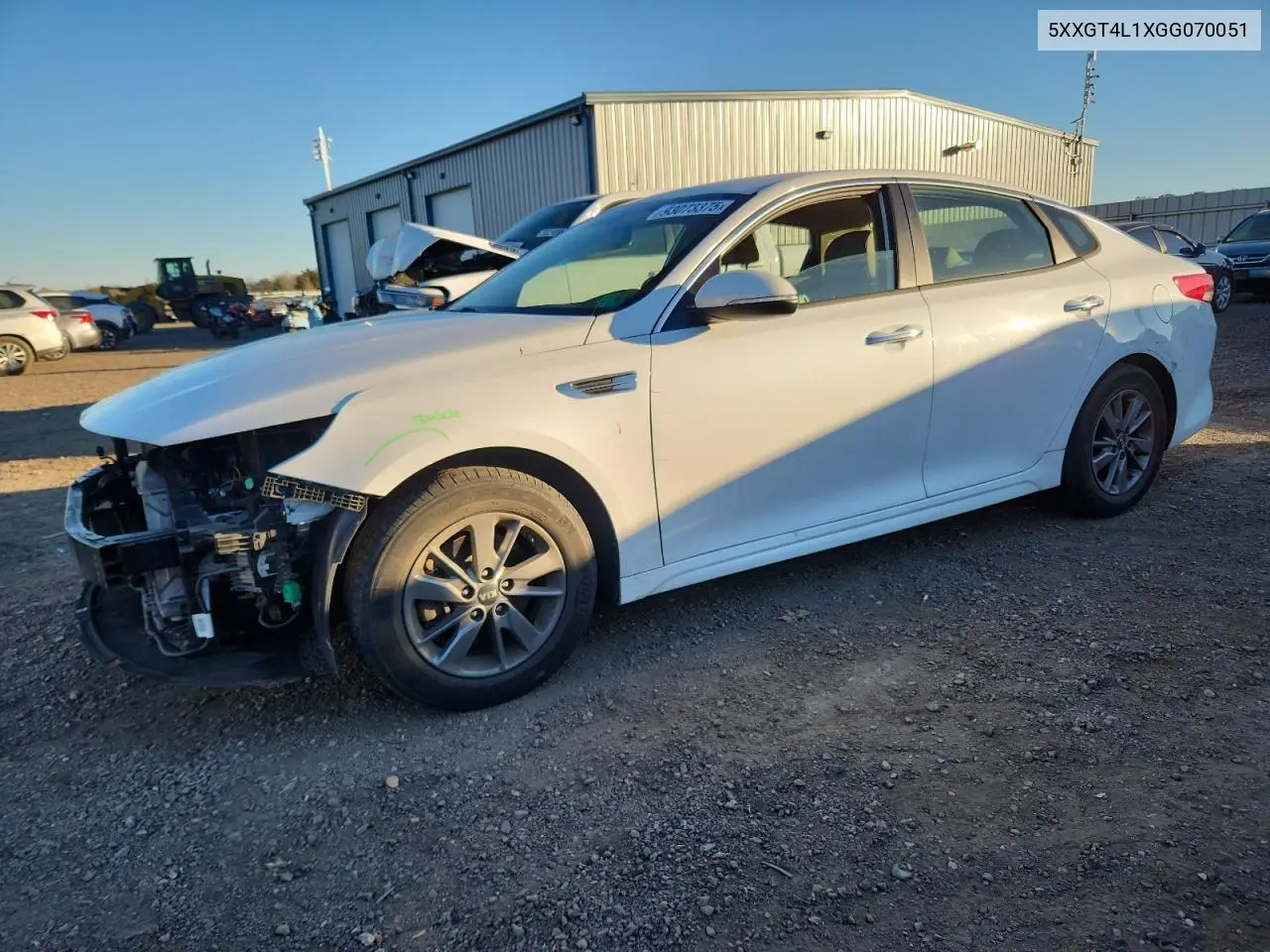 5XXGT4L1XGG070051 2016 Kia Optima Lx