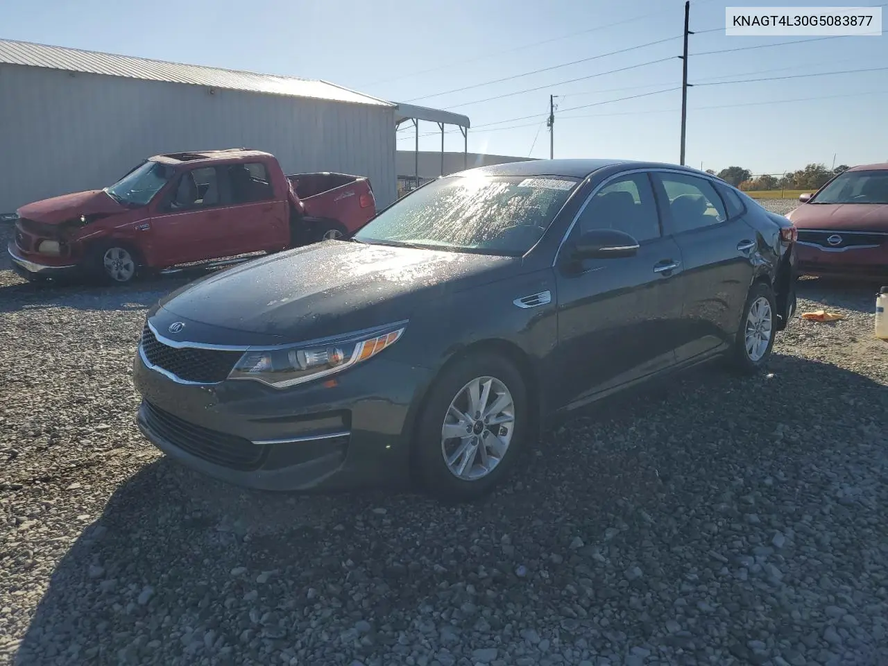 KNAGT4L30G5083877 2016 Kia Optima Lx