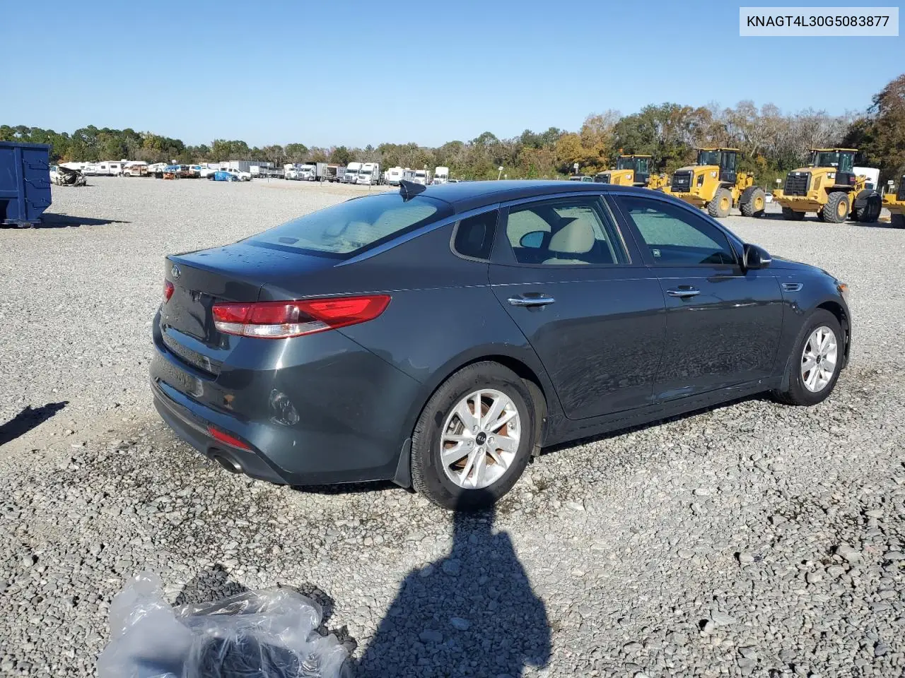 KNAGT4L30G5083877 2016 Kia Optima Lx