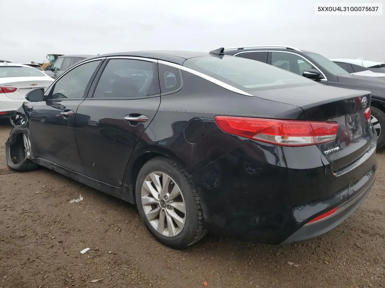 5XXGU4L31GG075637 2016 Kia Optima Ex