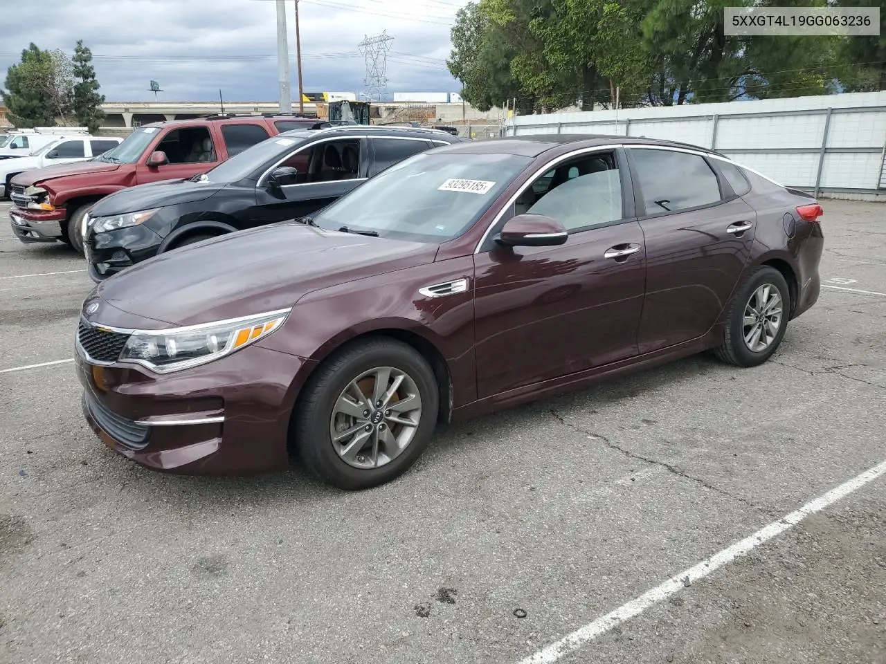 5XXGT4L19GG063236 2016 Kia Optima Lx