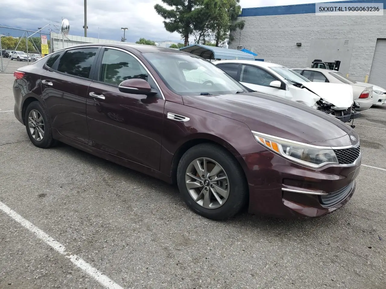 5XXGT4L19GG063236 2016 Kia Optima Lx