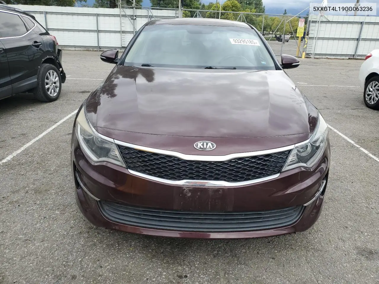 5XXGT4L19GG063236 2016 Kia Optima Lx