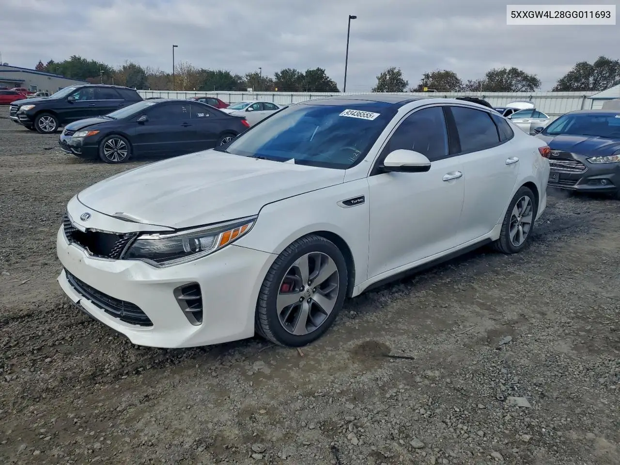 5XXGW4L28GG011693 2016 Kia Optima Sx