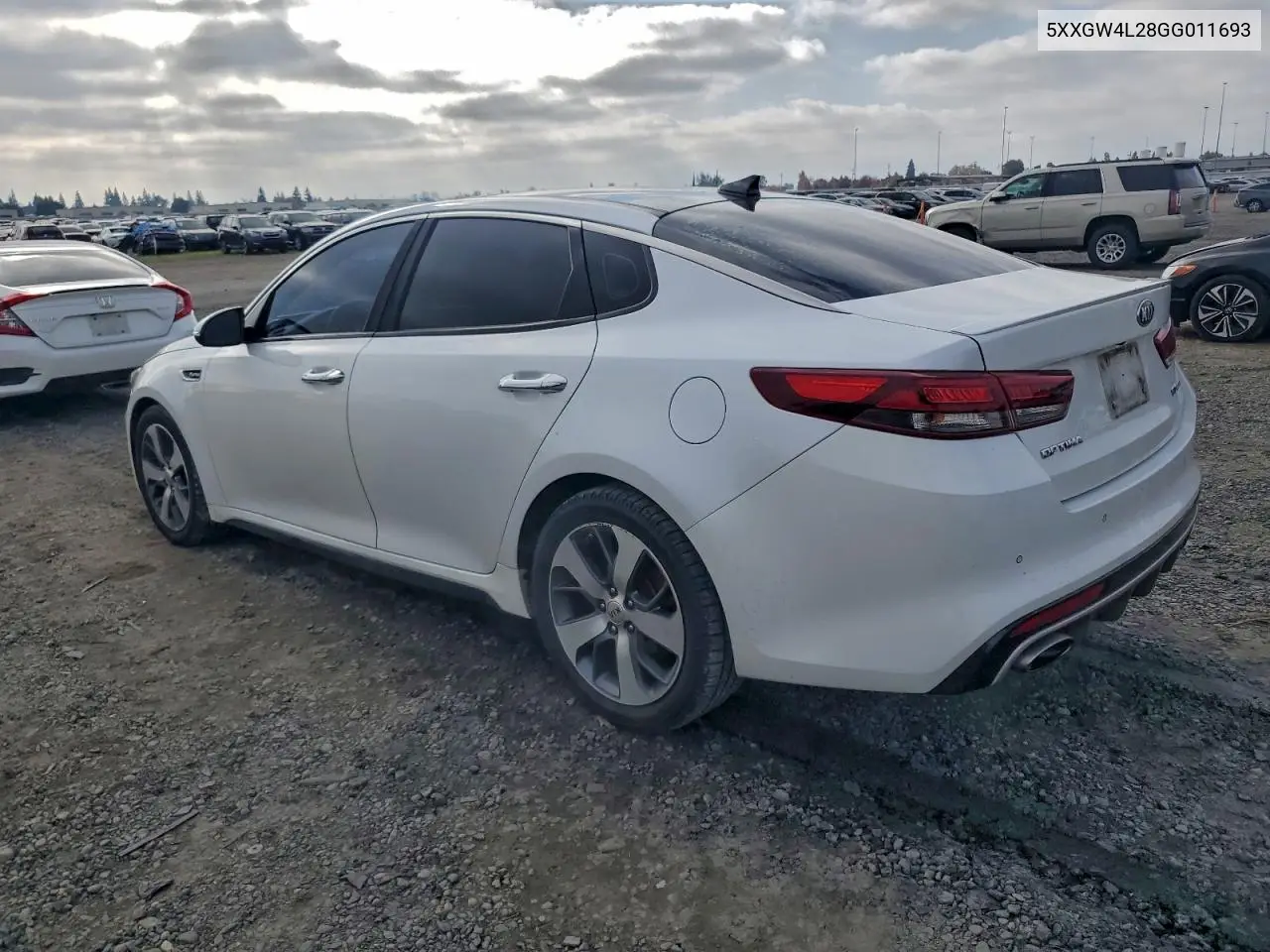 5XXGW4L28GG011693 2016 Kia Optima Sx