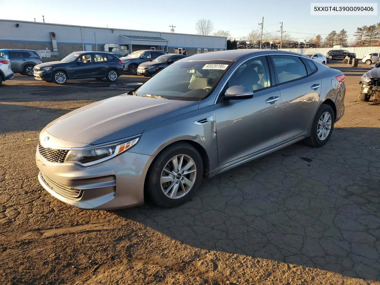 5XXGT4L39GG090406 2016 Kia Optima Lx