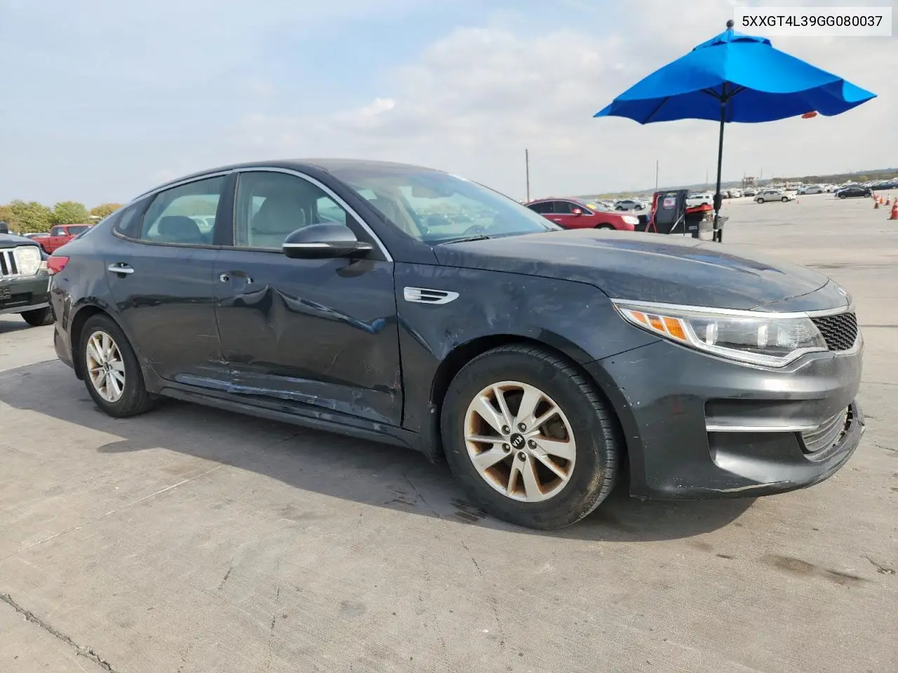 5XXGT4L39GG080037 2016 Kia Optima Lx