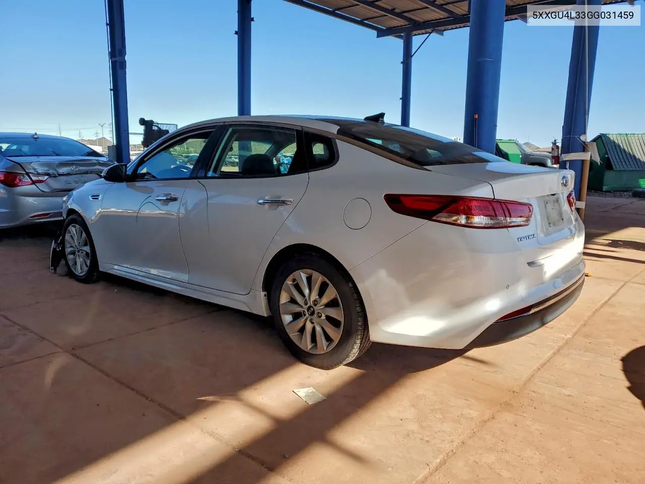 5XXGU4L33GG031459 2016 Kia Optima Ex
