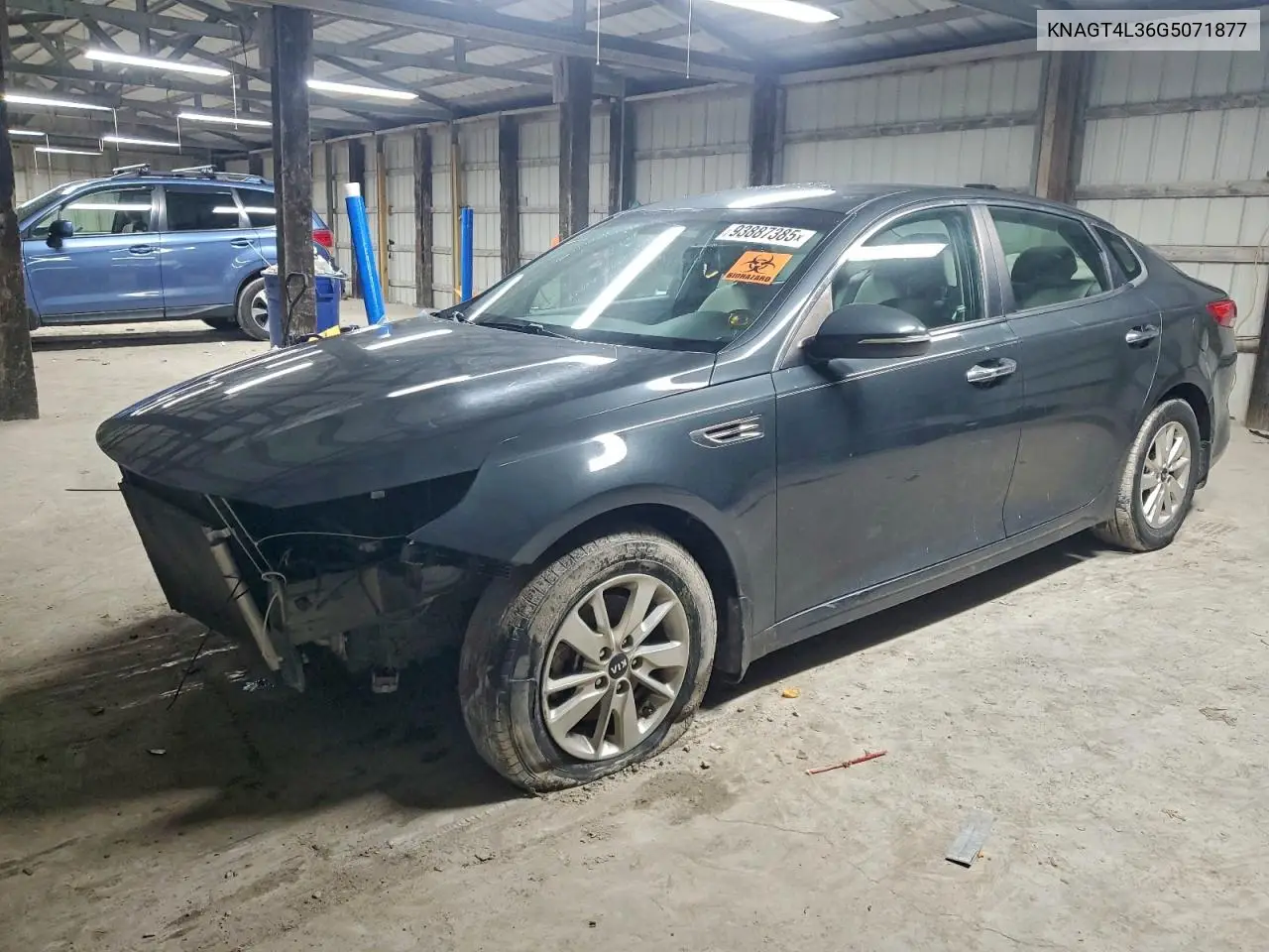 KNAGT4L36G5071877 2016 Kia Optima Lx