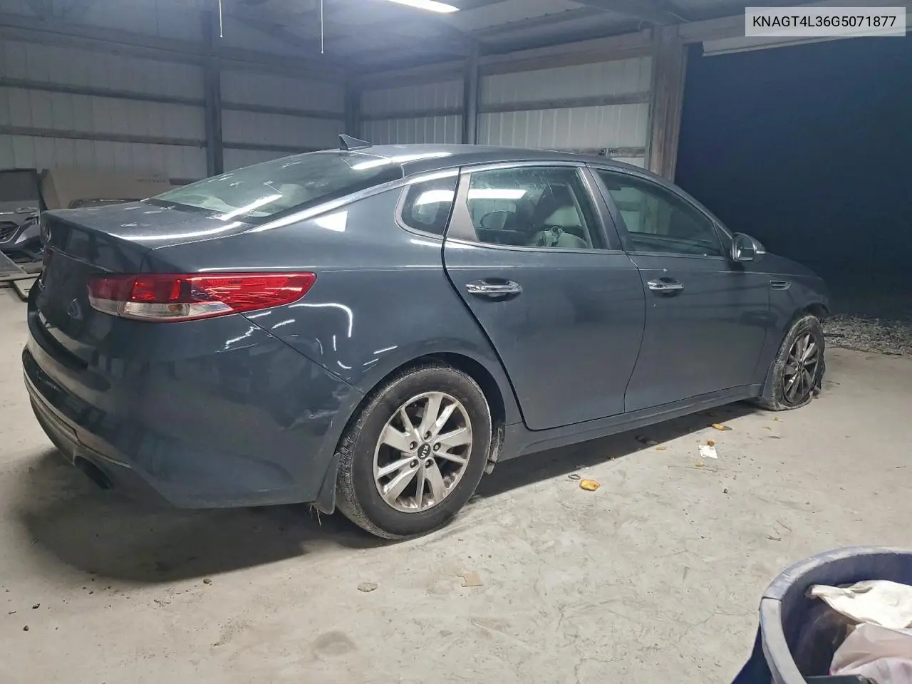 KNAGT4L36G5071877 2016 Kia Optima Lx