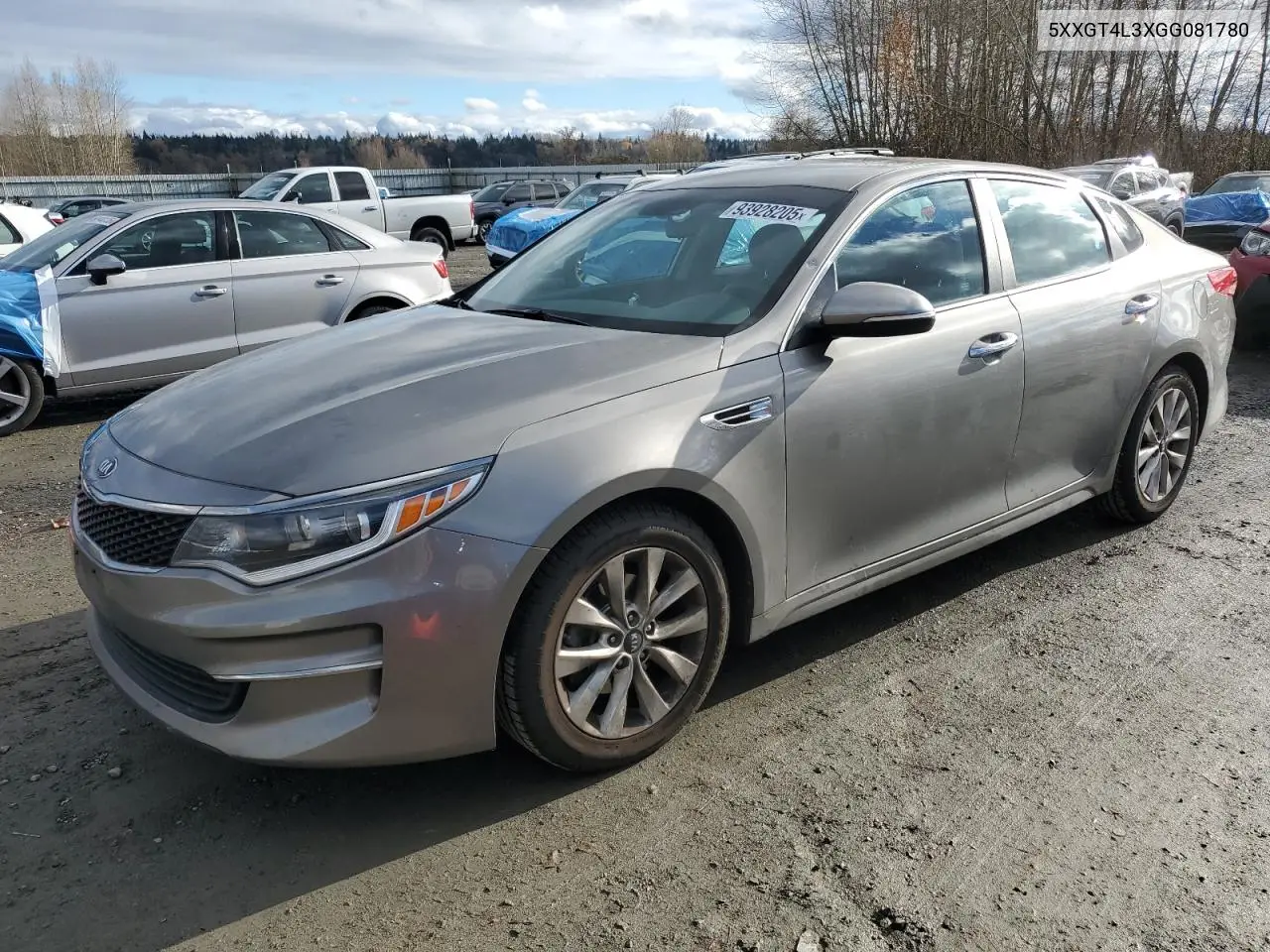 5XXGT4L3XGG081780 2016 Kia Optima Lx