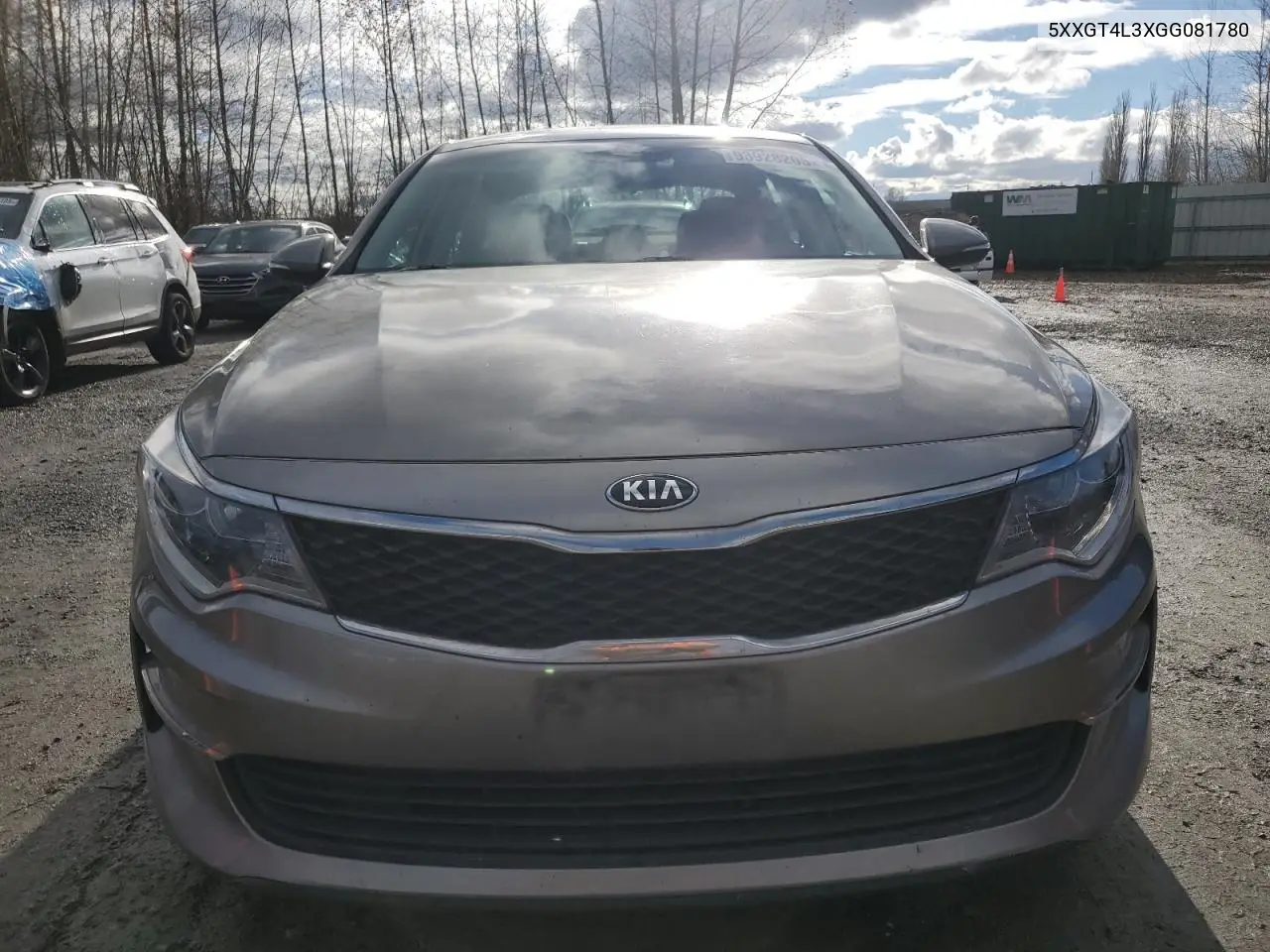 5XXGT4L3XGG081780 2016 Kia Optima Lx