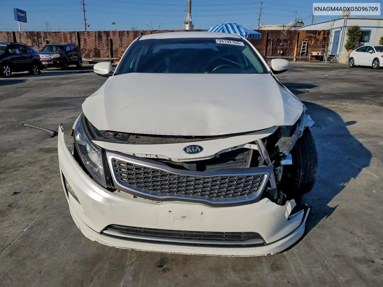 KNAGM4ADXG5096709 2016 Kia Optima Hybrid