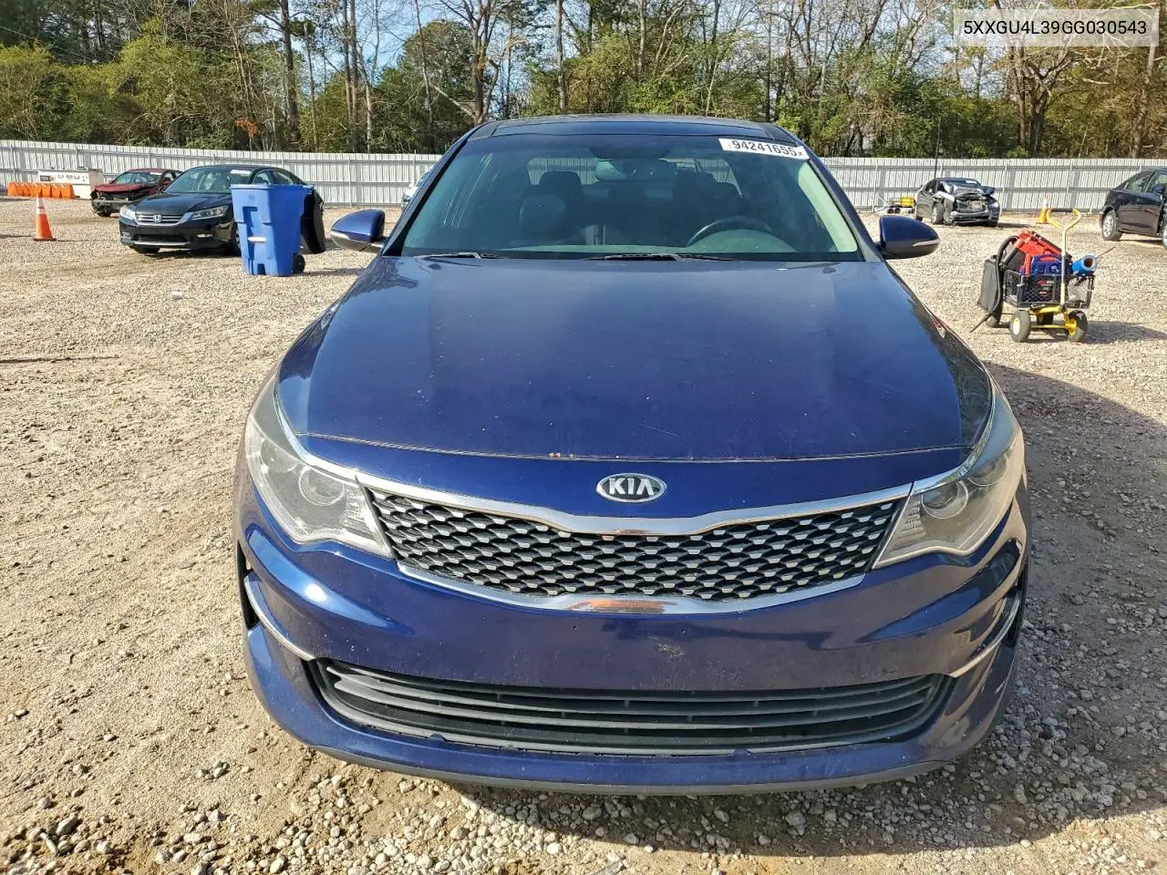 5XXGU4L39GG030543 2016 Kia Optima Ex