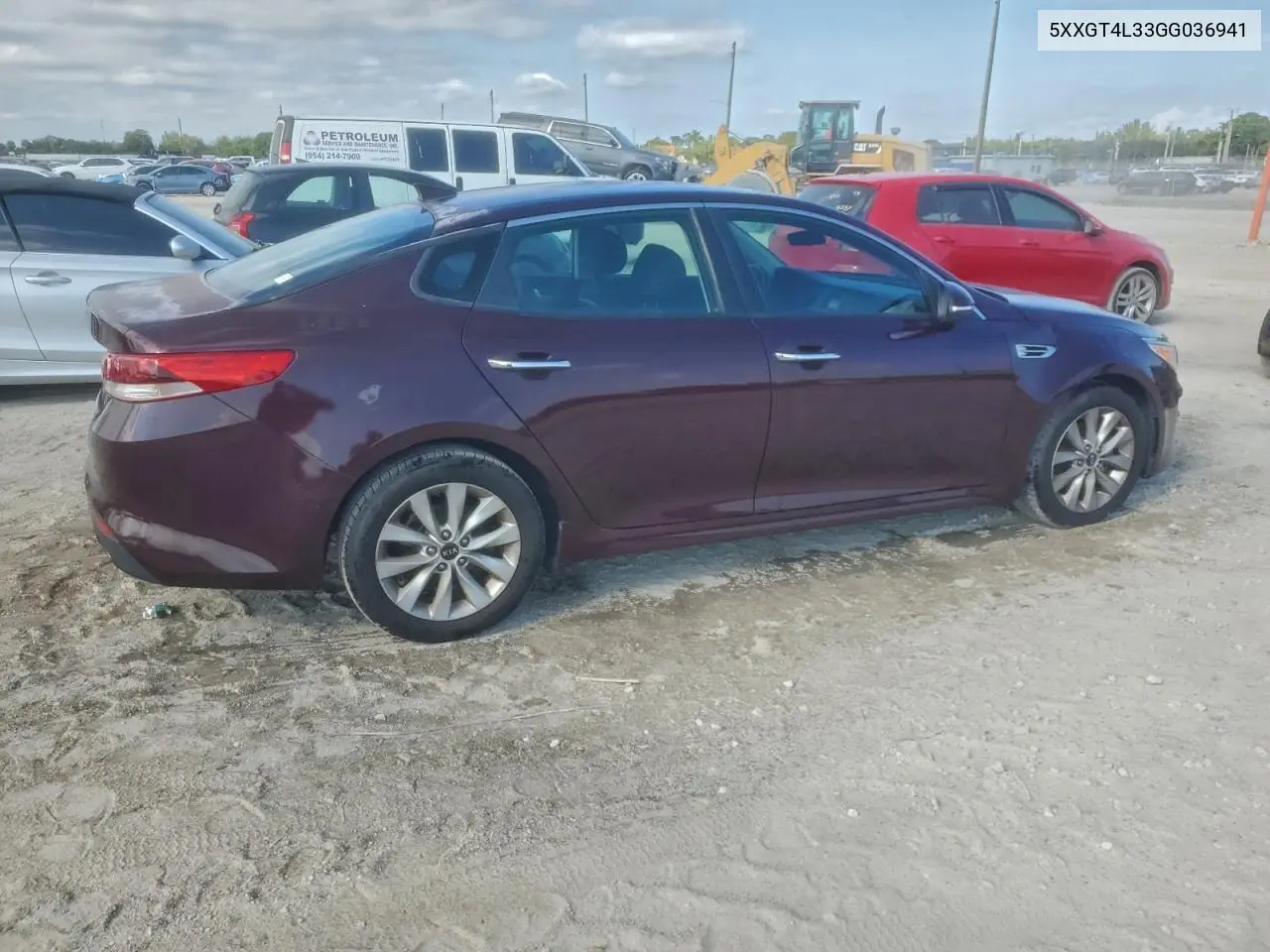 5XXGT4L33GG036941 2016 Kia Optima Lx