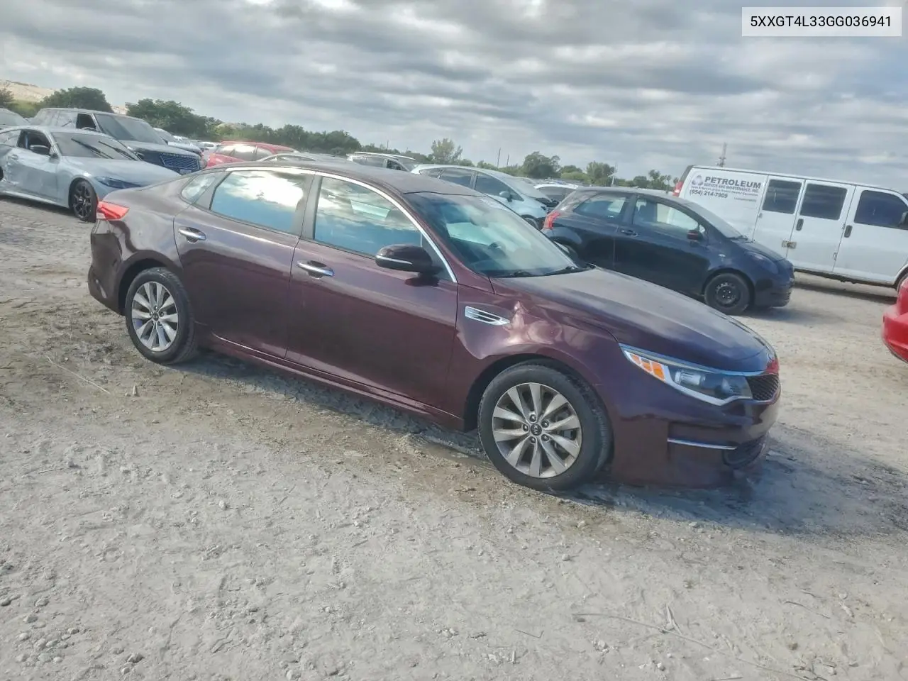 5XXGT4L33GG036941 2016 Kia Optima Lx