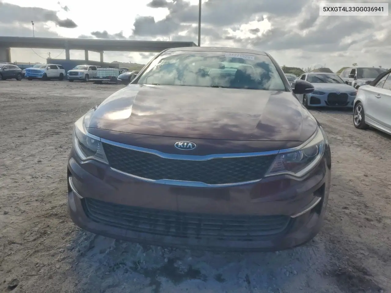 5XXGT4L33GG036941 2016 Kia Optima Lx
