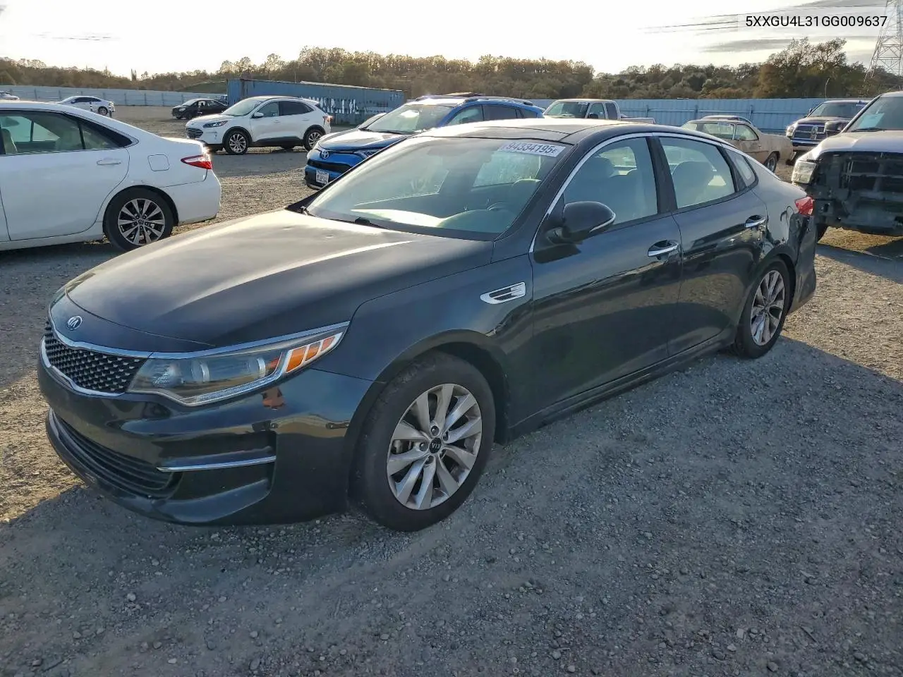 5XXGU4L31GG009637 2016 Kia Optima Ex