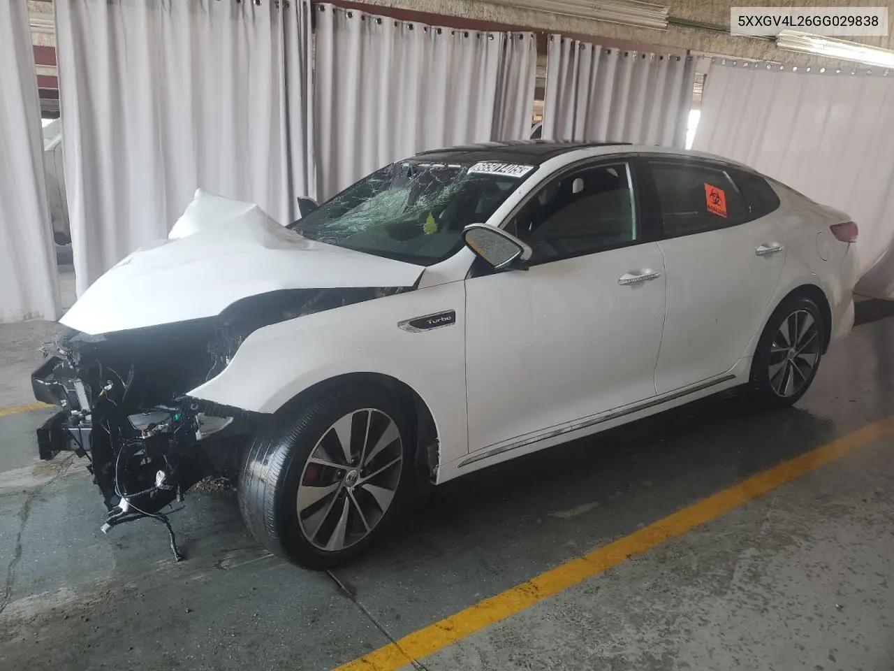 5XXGV4L26GG029838 2016 Kia Optima Sxl