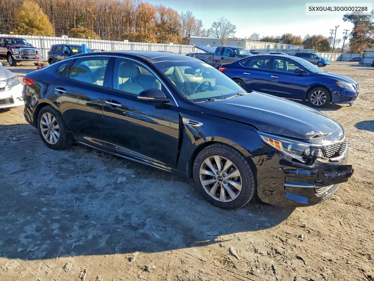5XXGU4L30GG002288 2016 Kia Optima Ex