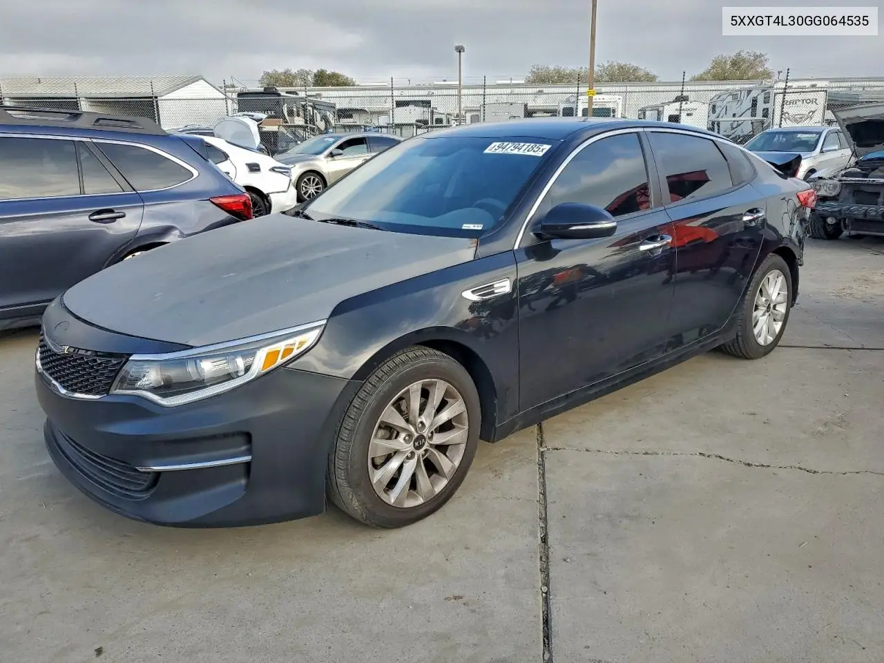 5XXGT4L30GG064535 2016 Kia Optima Lx