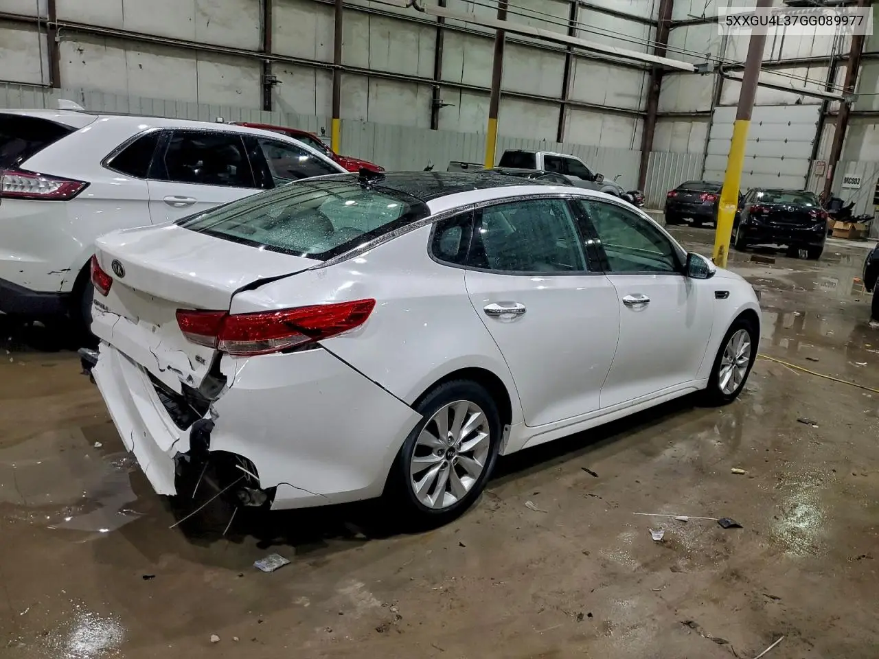 5XXGU4L37GG089977 2016 Kia Optima Ex