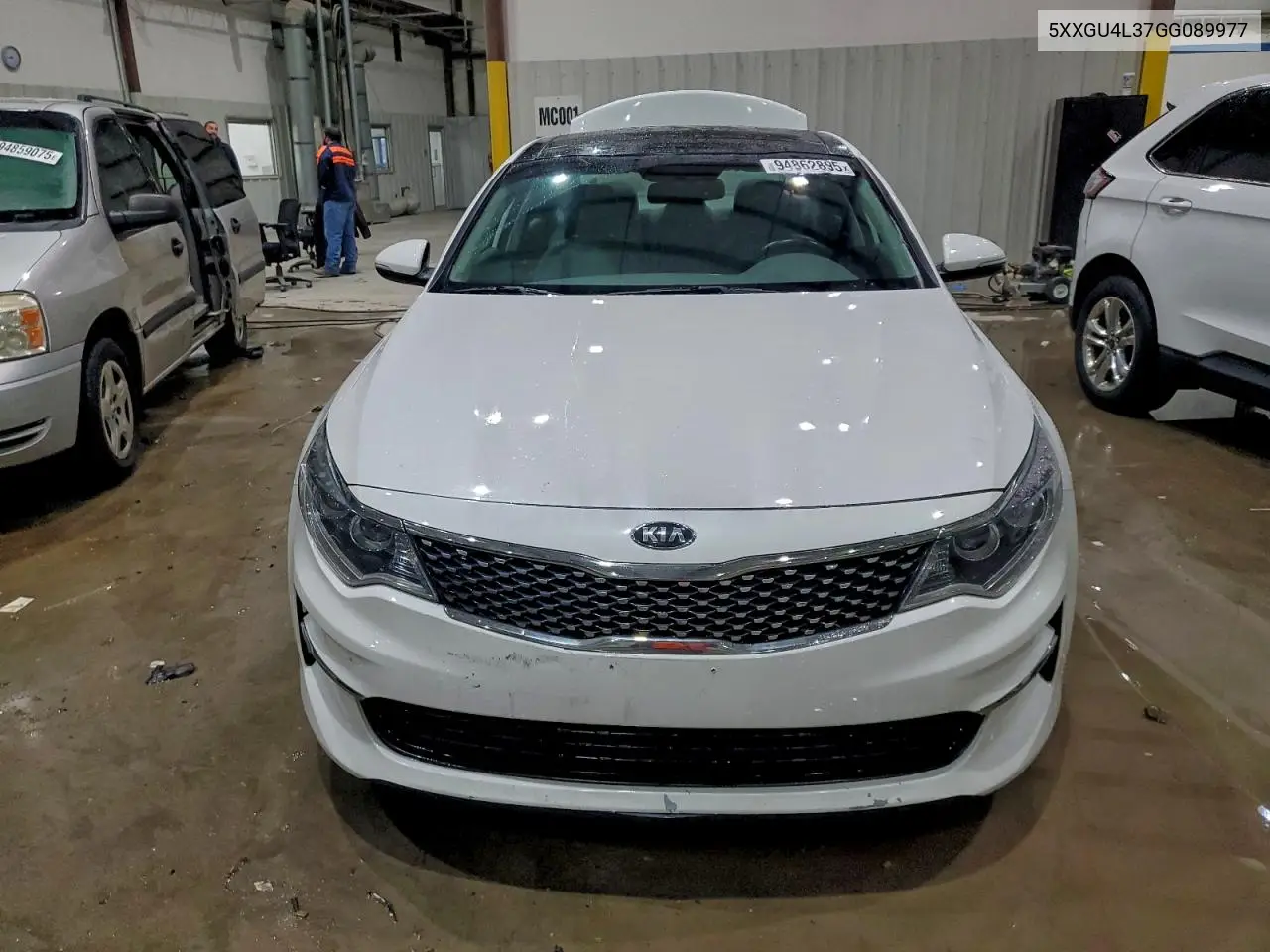 5XXGU4L37GG089977 2016 Kia Optima Ex
