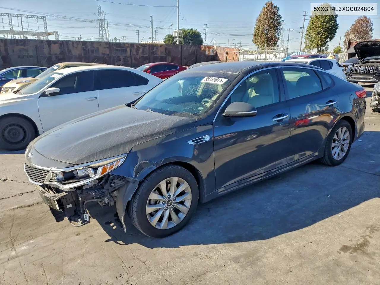 5XXGT4L3XGG024804 2016 Kia Optima Lx