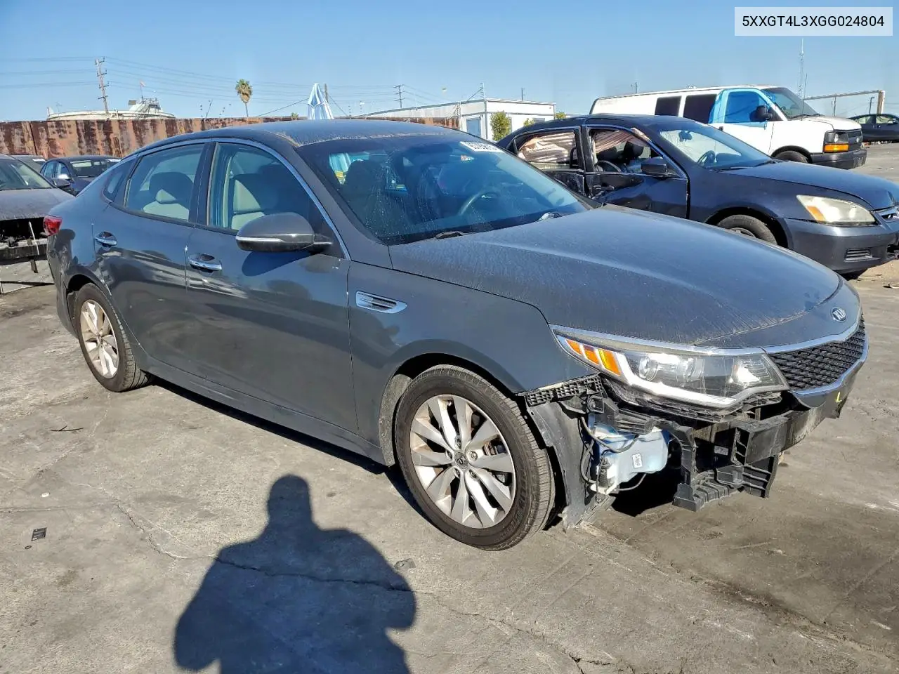 5XXGT4L3XGG024804 2016 Kia Optima Lx