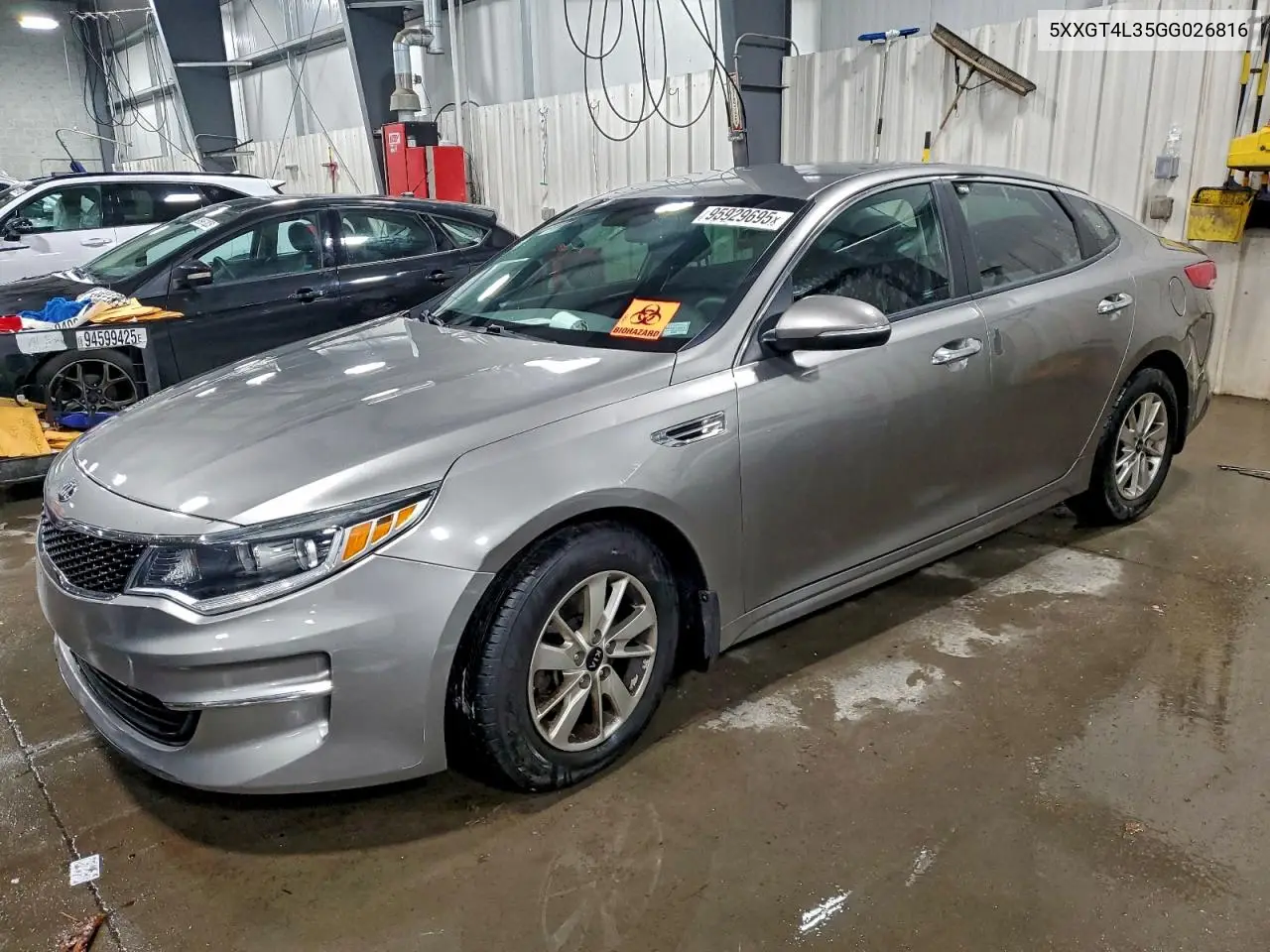 5XXGT4L35GG026816 2016 Kia Optima Lx