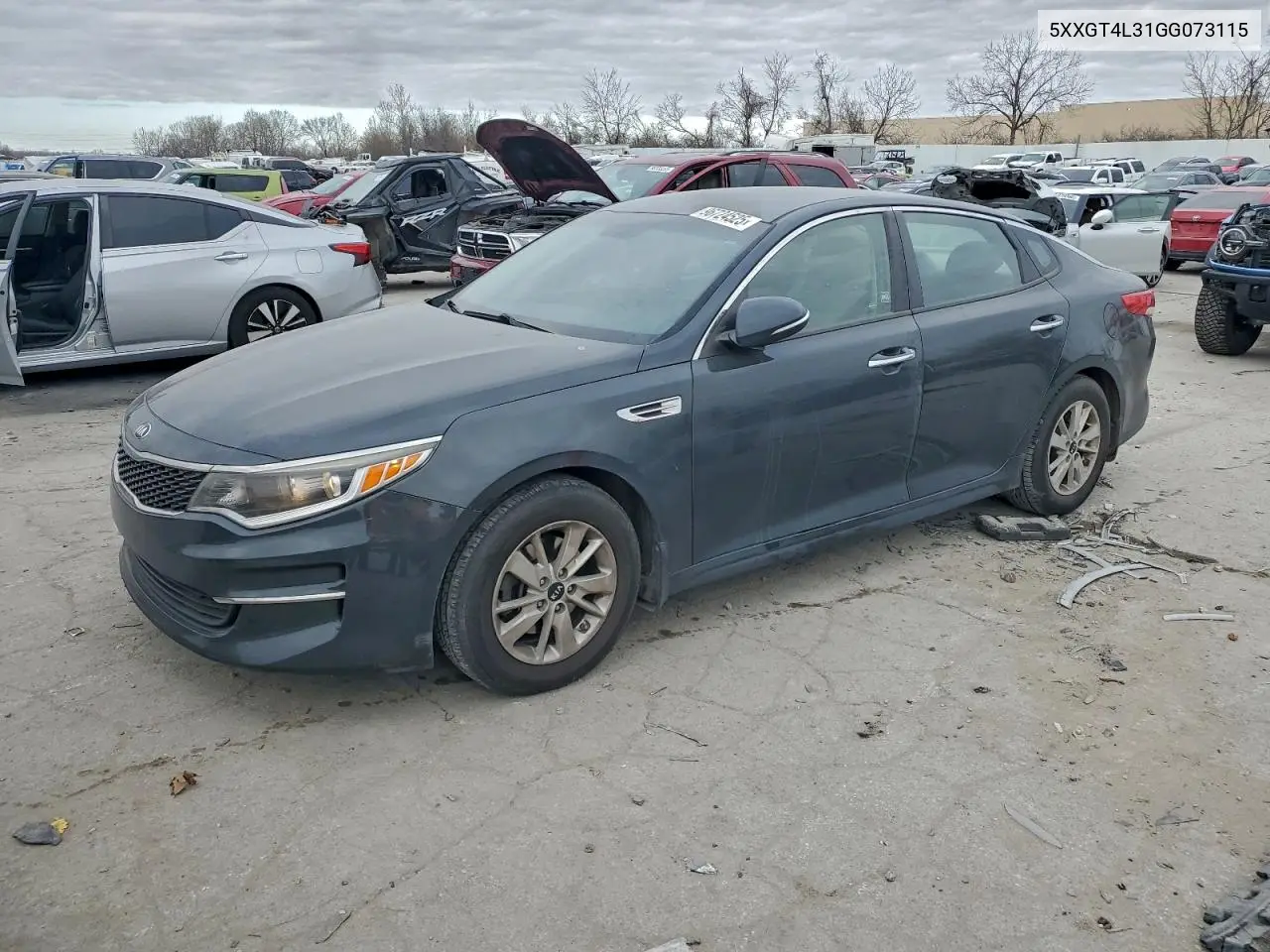 5XXGT4L31GG073115 2016 Kia Optima Lx
