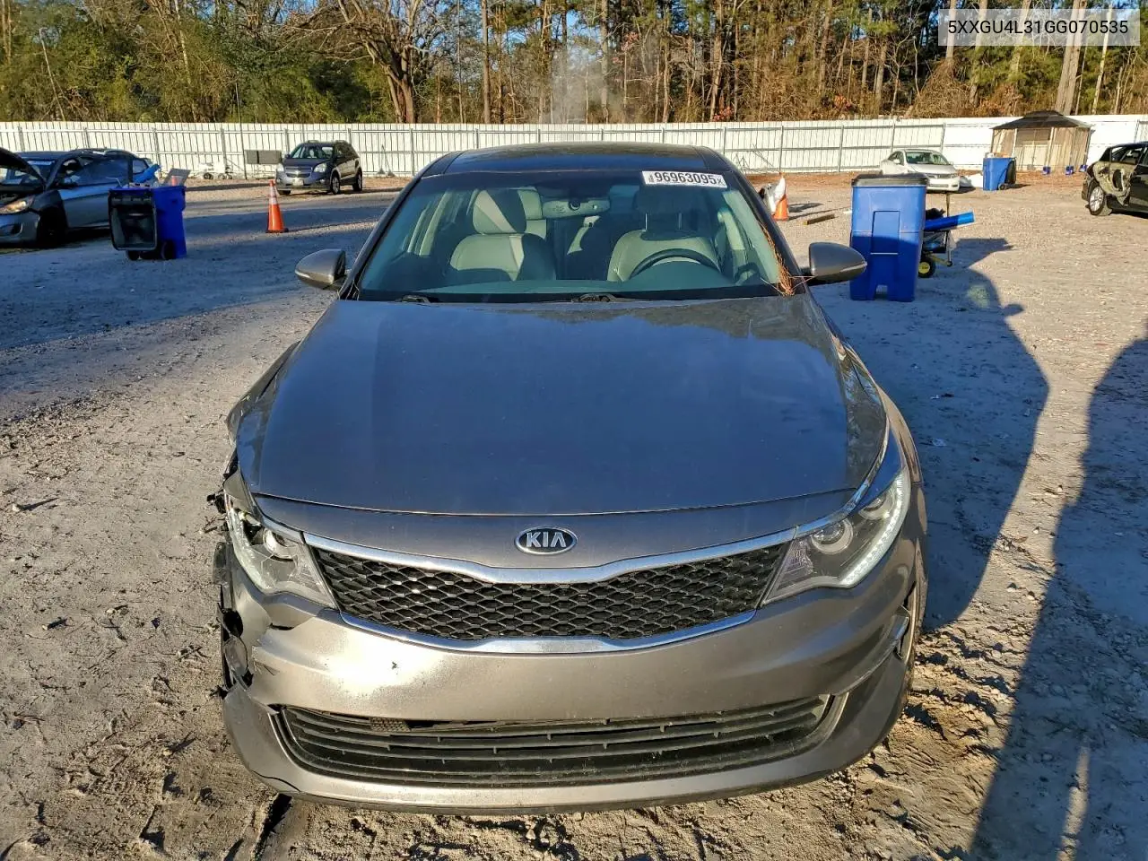 5XXGU4L31GG070535 2016 Kia Optima Ex