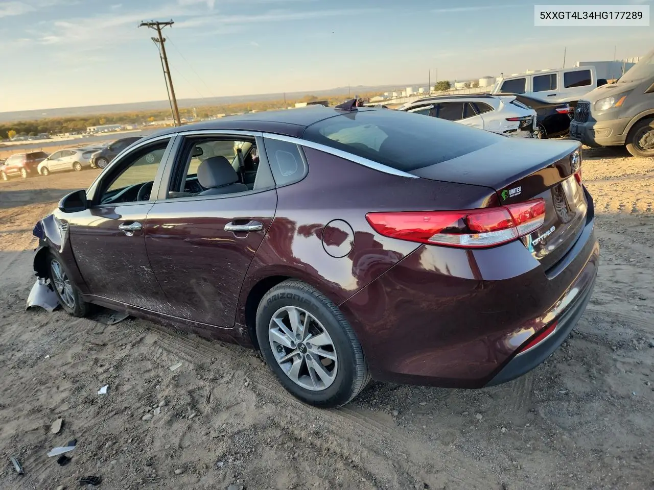 5XXGT4L34HG177289 2017 Kia Optima