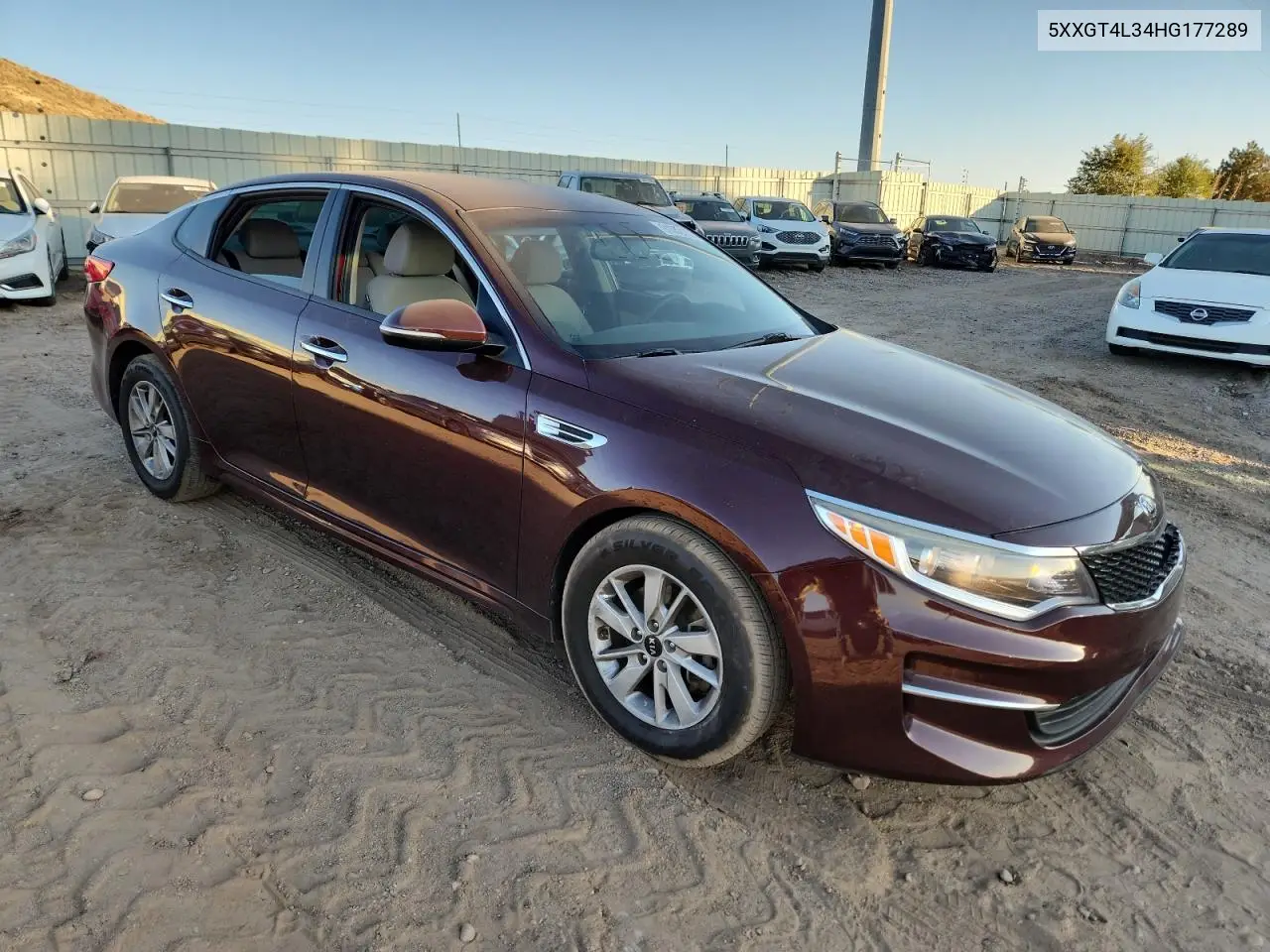 5XXGT4L34HG177289 2017 Kia Optima