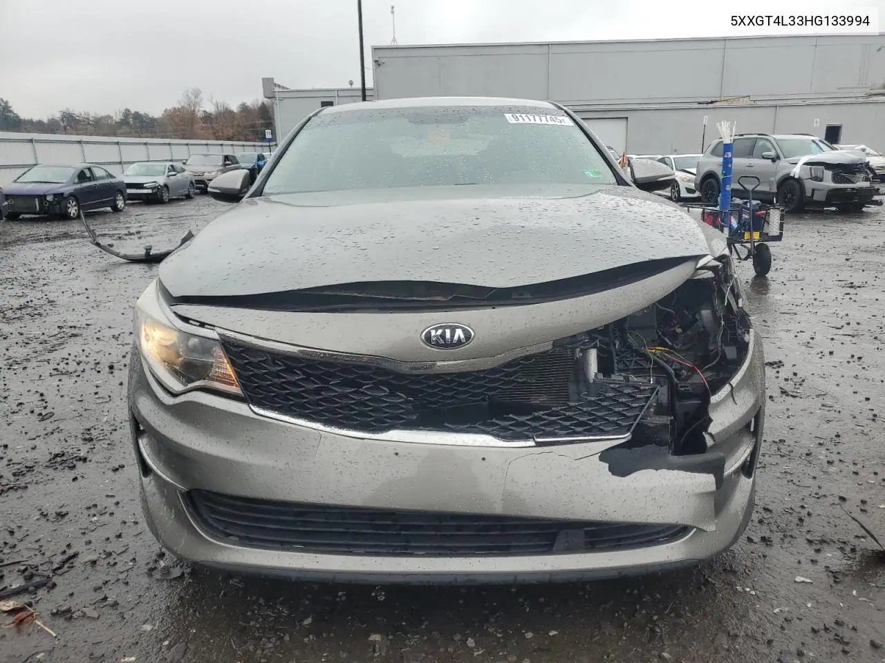 5XXGT4L33HG133994 2017 Kia Optima Lx
