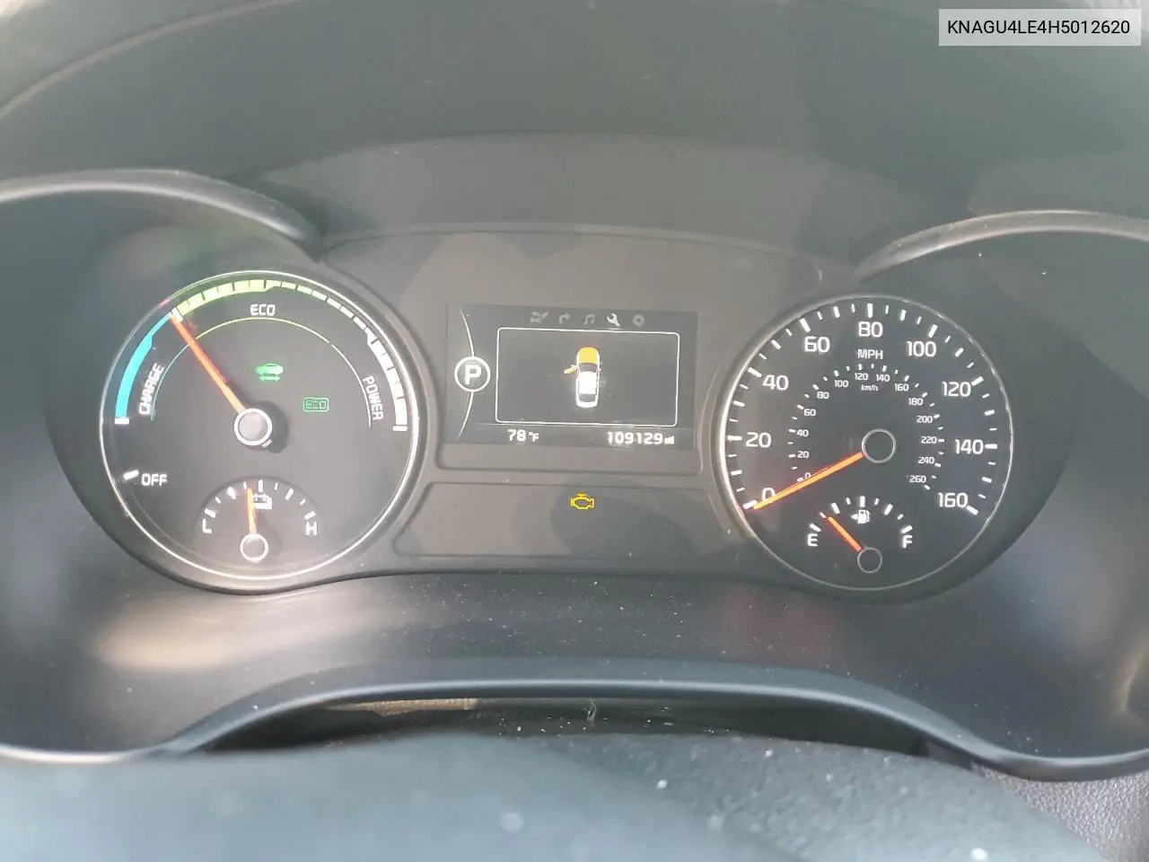 KNAGU4LE4H5012620 2017 Kia Optima Hybrid