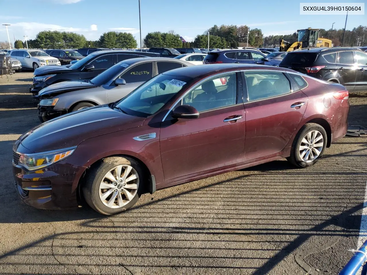 5XXGU4L39HG150604 2017 Kia Optima Ex