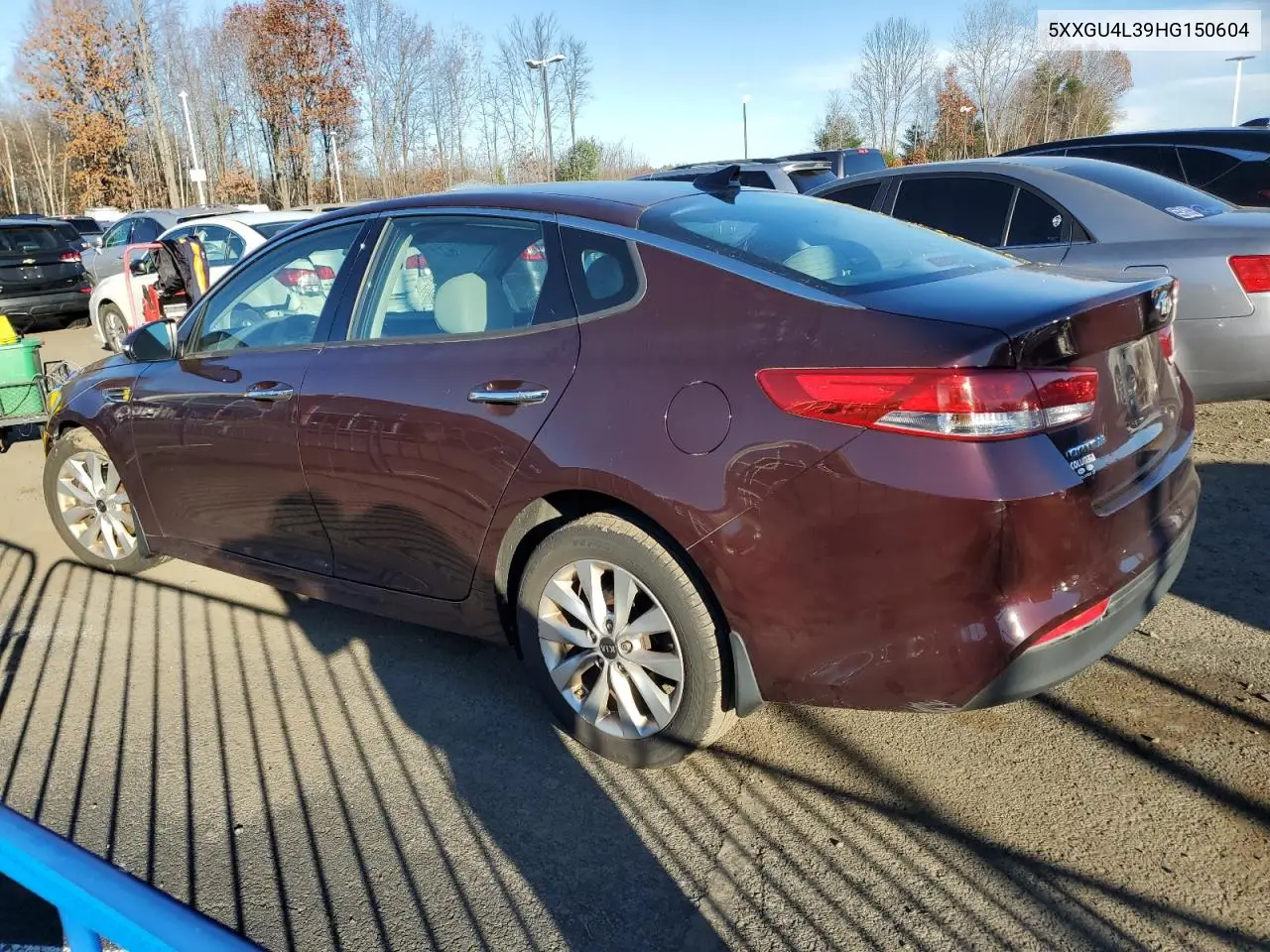 5XXGU4L39HG150604 2017 Kia Optima Ex