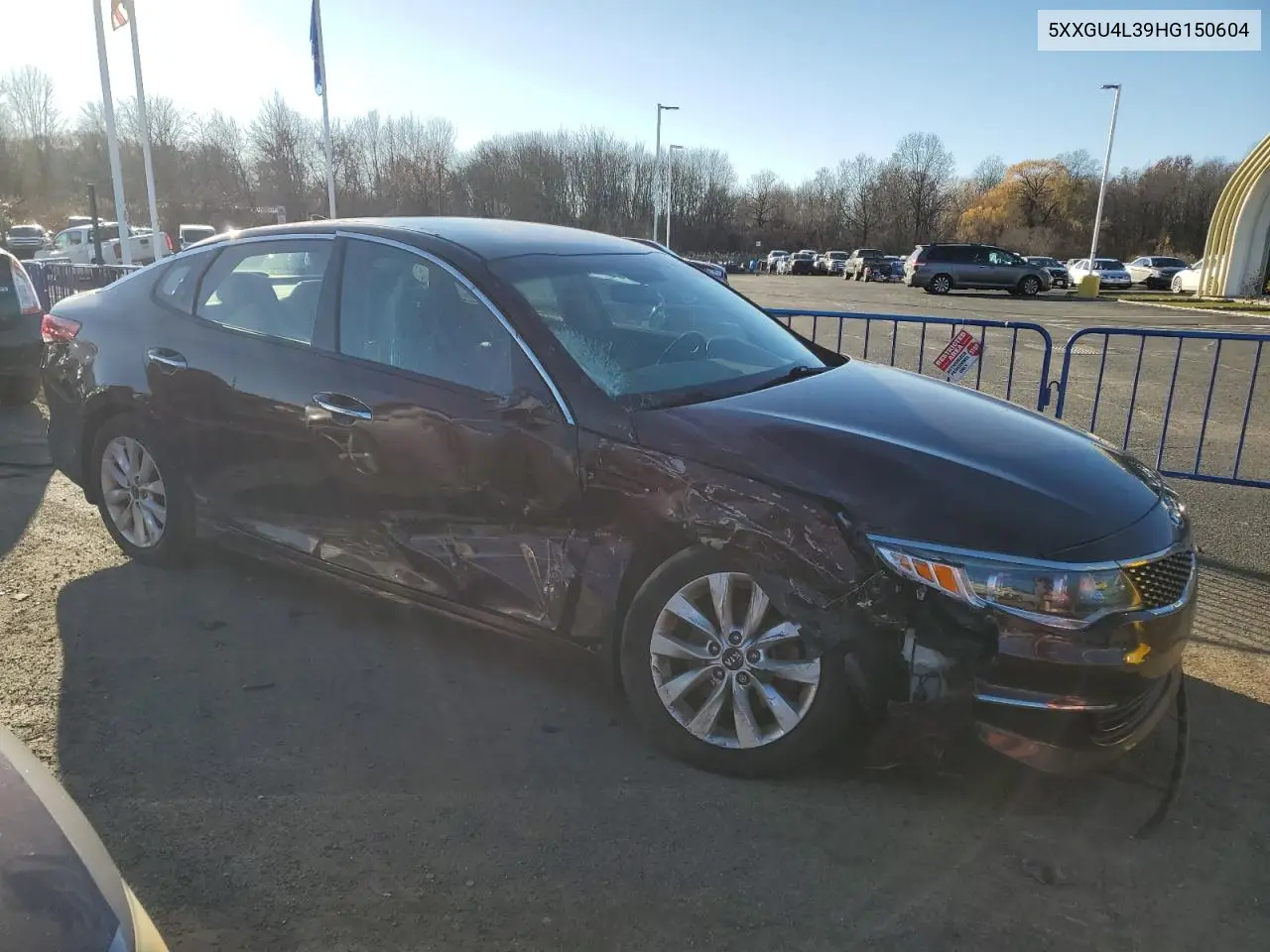 5XXGU4L39HG150604 2017 Kia Optima Ex