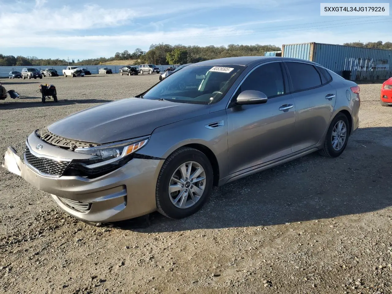5XXGT4L34JG179226 2018 Kia Optima Lx