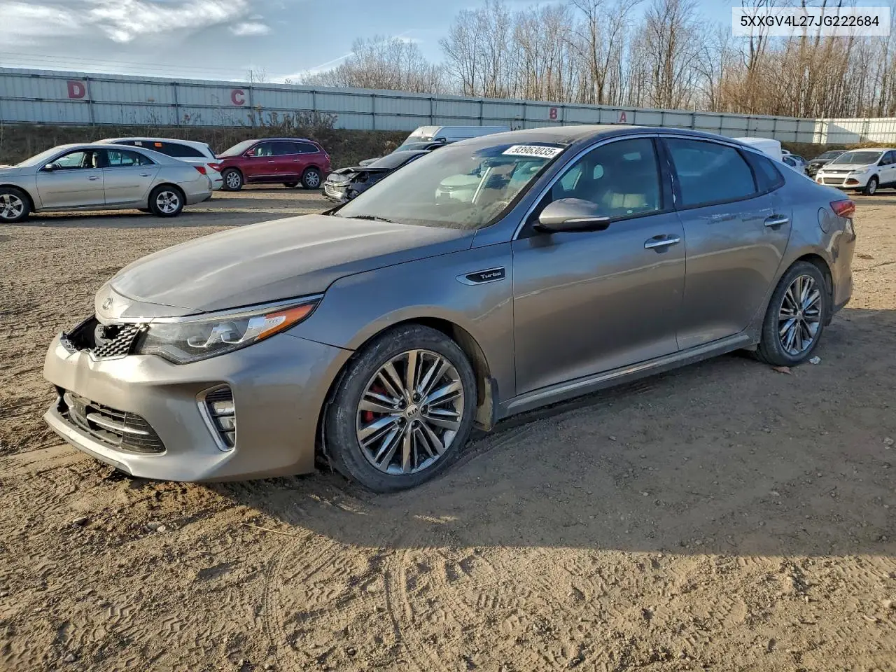 5XXGV4L27JG222684 2018 Kia Optima Sxl